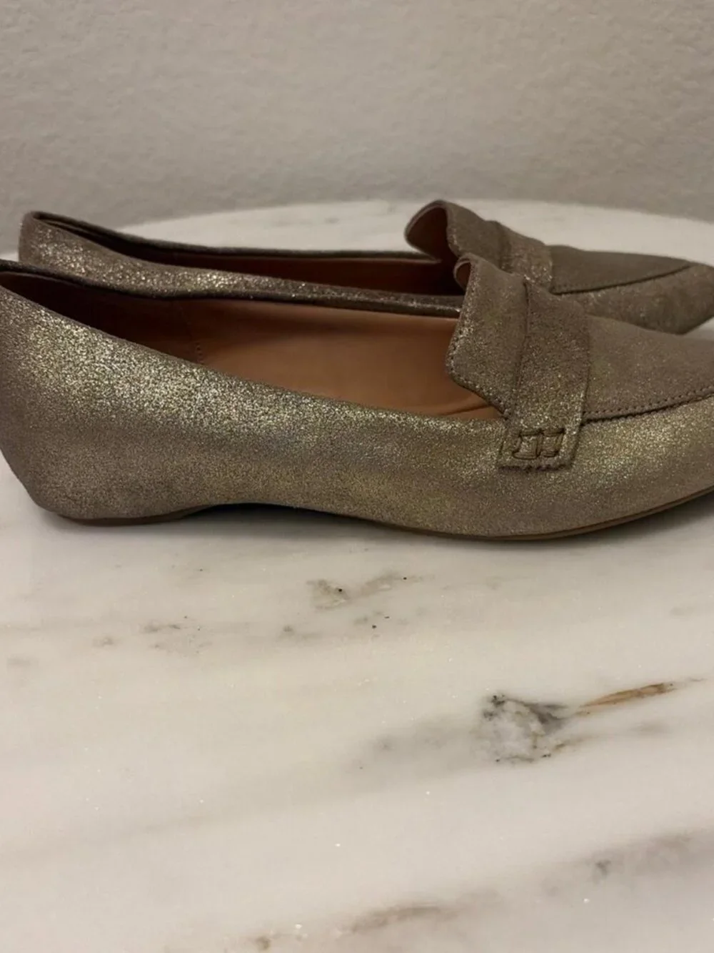 Blondo Women's Gold Loafers